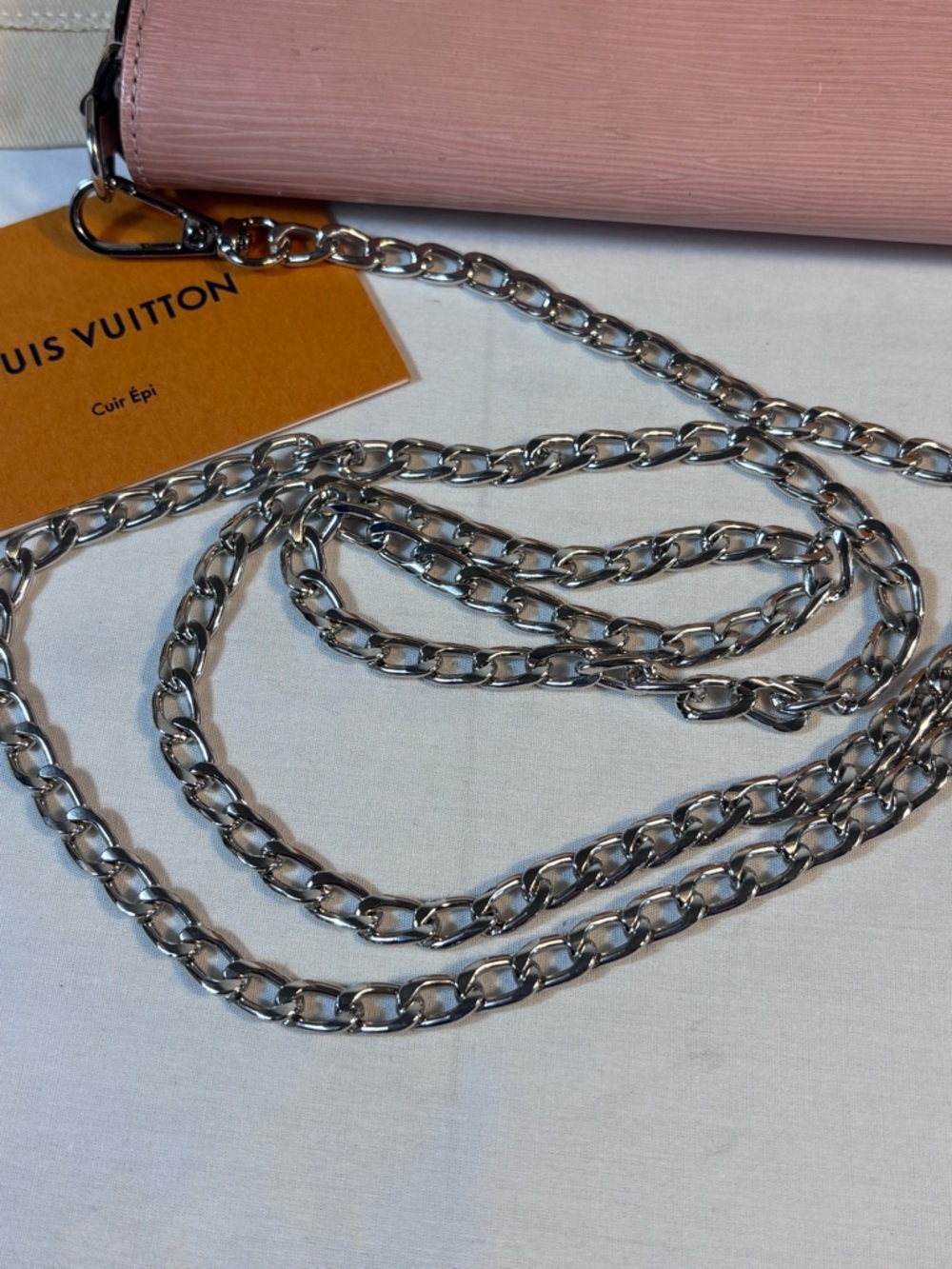 Louis Vuitton Rose Felicie Pochette Sold - Picture 14 of 14
